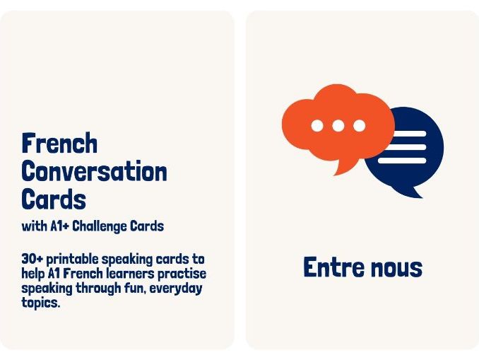 A1 French Conversation Cards