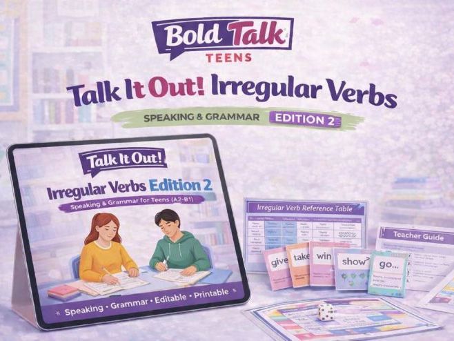 Irregular Verbs 2: Talk It Out! A2-B1
