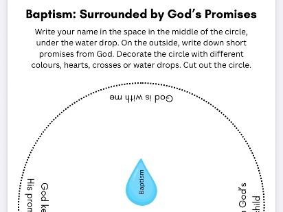 Baptism: Sunday School Lesson