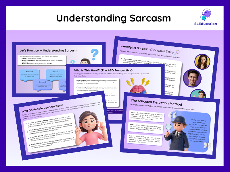 Understanding Sarcasm | Social Skills for ASD | Receptive Communication