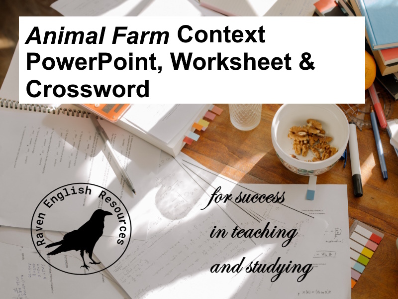 Animal Farm - Context PowerPoint, Worksheets & Answers