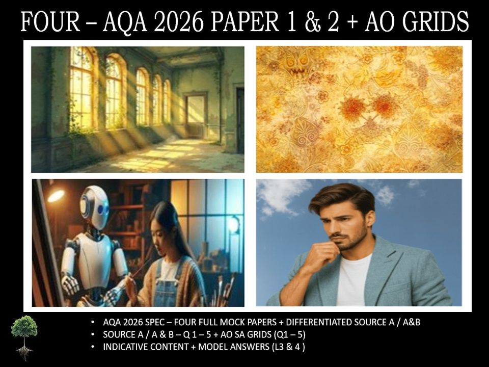FOUR - AQA PAPER 1 & 2 | 2026 FULL MOCKS | AO GRIDS