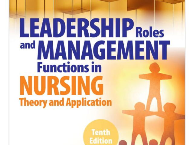 TEST BANK FOR LEADERSHIP ROLES AND MANAGEMENT FUNCTIONS AND NURSING
