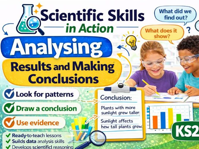 Investigate Like a Scientist: Analysing Results and Making Conclusions (KS2 Science Skills)
