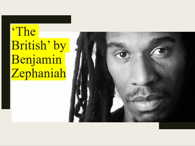 'The British' by Benjamin Zephaniah-Analysis Work Pack