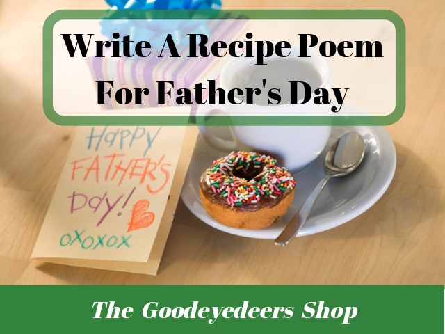 Father's Day Poetry Ideas - Make A Recipe Poem For Your Dad