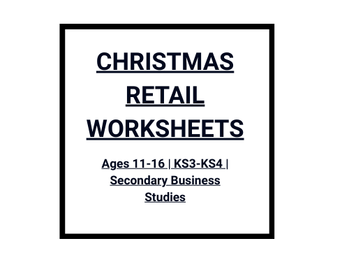 Christmas Retail & Consumer Behavior Pack / Secondary Business Studies Pack