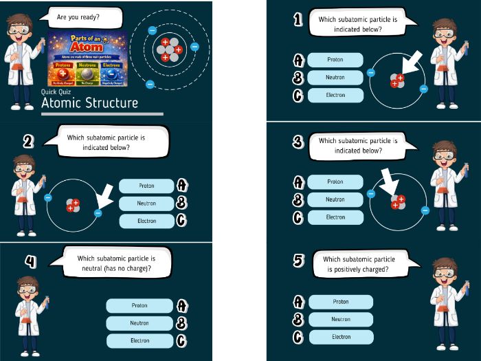 Atoms and Atomic Structure for Kids | STEM Chemistry Lesson & Quiz (Ages 8–12)