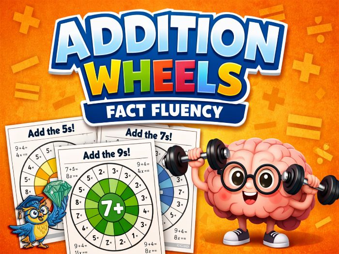 Addition Number Wheels Mental Maths KS1