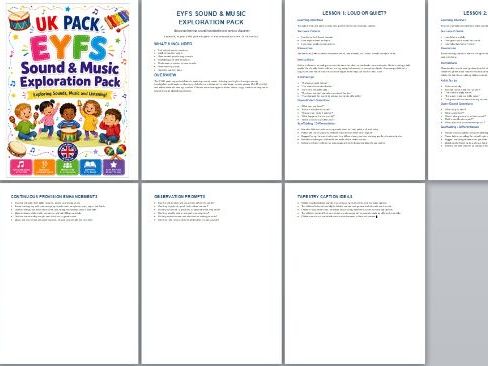 EYFS Sound & Music Exploration Pack