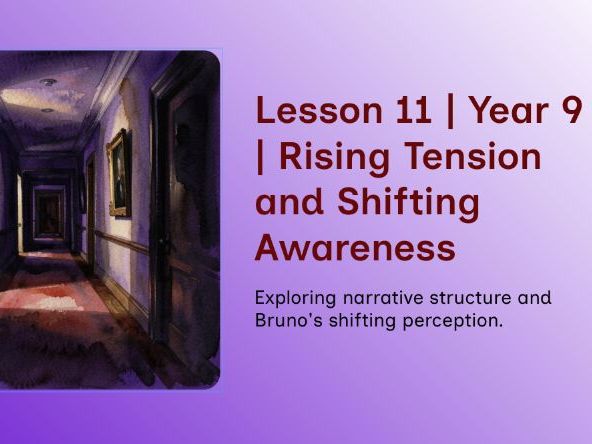 The Boy in the Striped Pyjamas – Lesson 11 – Rising Tension, Symbolism & Shifting Perception