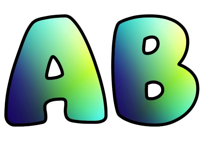Blue Green Yellow Sky Themed Lettering Set | Classroom Display | Upper & Lowercase, 0-9