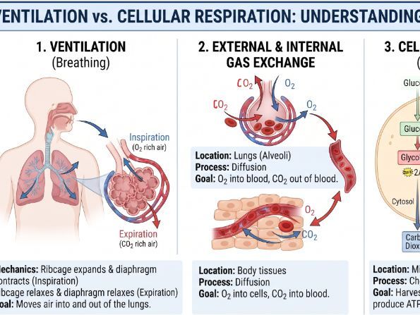 CIE IGCSE Gas Exchange in Humans
