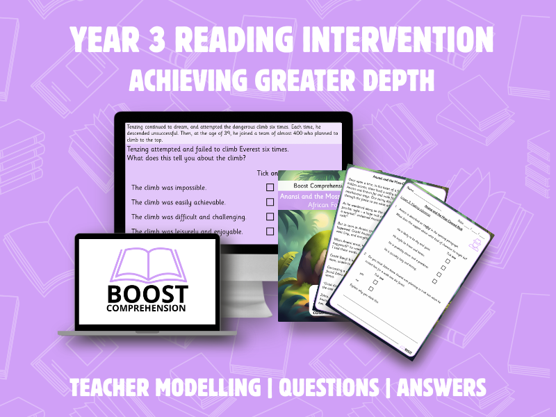 Year 3 Reading Intervention - Greater Depth / Higher Standard