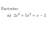 Algebraic fractions, factor and remainder theorem worksheets (with ...