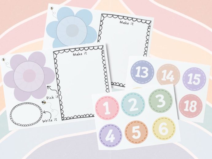 Maths - Pick it, make it, write it 1-20