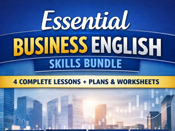 Business English & Employability Mega Bundle – Idioms, Workplace Skills, Customer Service & Professional Identity