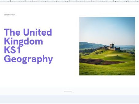 The United Kingdom KS1 Geography Assembly/Lesson - Powerpoint
