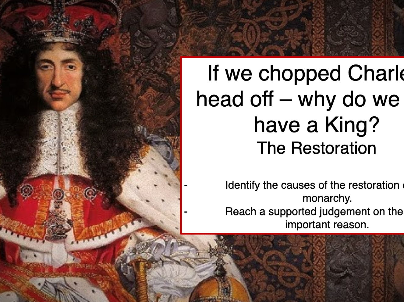 Early Modern KS3 lessons