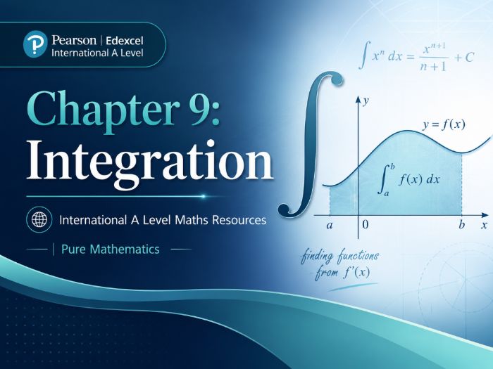 09 - Integration P1 Teacher Pack - Pearson Edexcel International A-Level Maths