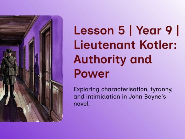 The Boy in the Striped Pyjamas – Lesson 5 – Kotler, Authority & Fascist Performance