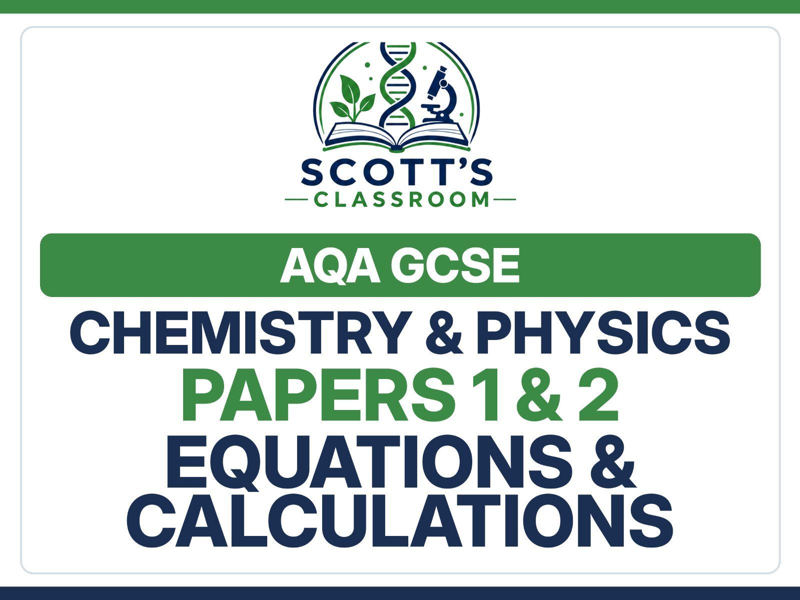 AQA GCSE Science Calculations Bundle