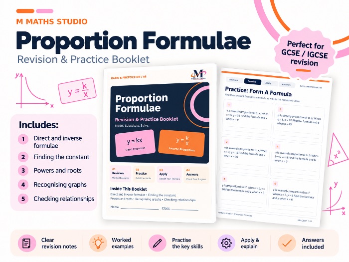 Proportion Formula | Revision Booklet