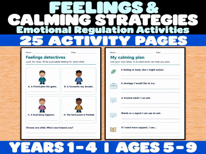 Feelings & Calming Strategies: Emotional Regulation Activities | Years 1–4