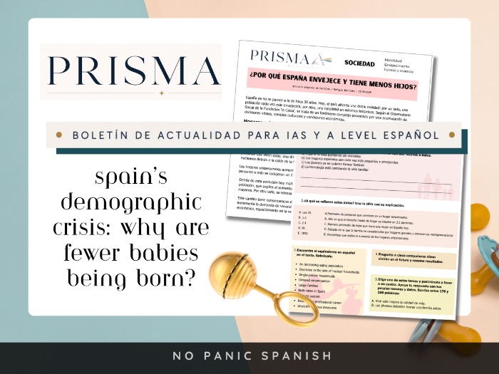Spain’s Ageing Population & Birth Rate | A Level Spanish | Articles