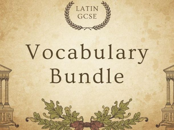 OCR Latin GCSE  Vocabulary Bundle