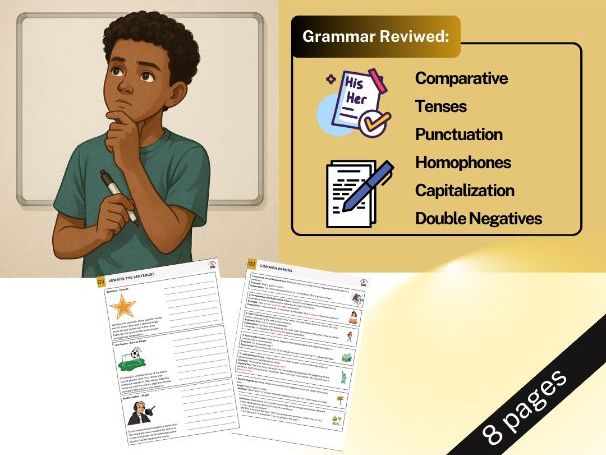 Grammar Baseline Activity - Year 8 / Grade 7