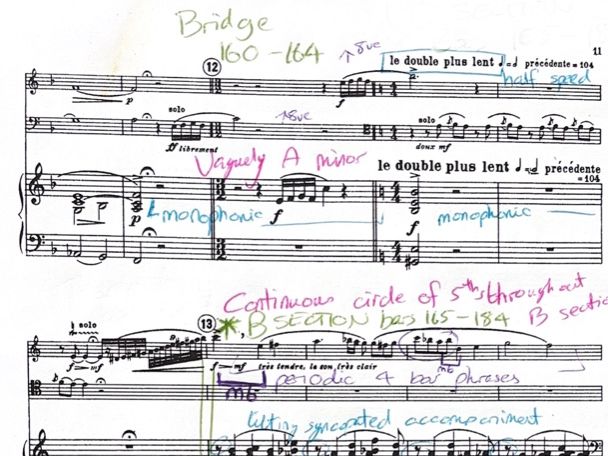 Poulenc Trio for Oboe, Bassoon and Piano mvmt 1 ANNOTATED SCORE