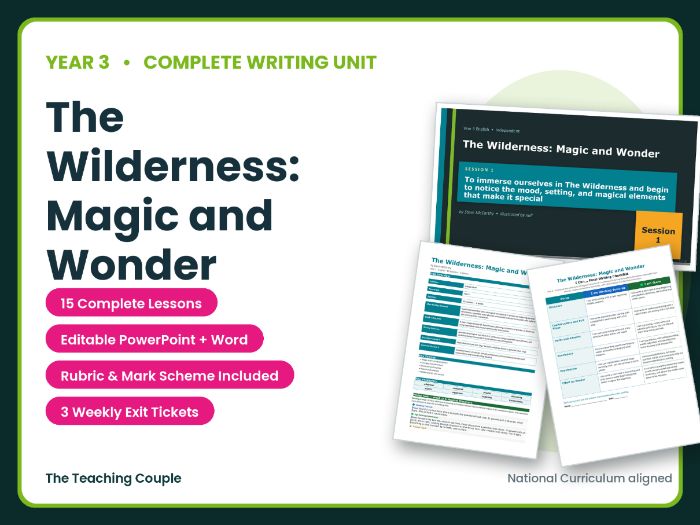The Wilderness: Magic and Wonder | Year 3 English Unit