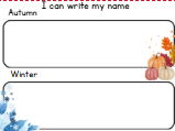 Name Writing Assessment Sheet - Early Years