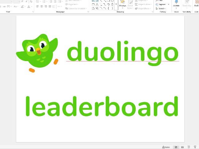 Duolingo rewards display