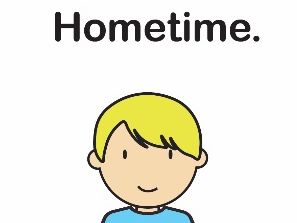 SEN Social Story Grid Hometime (Mum)