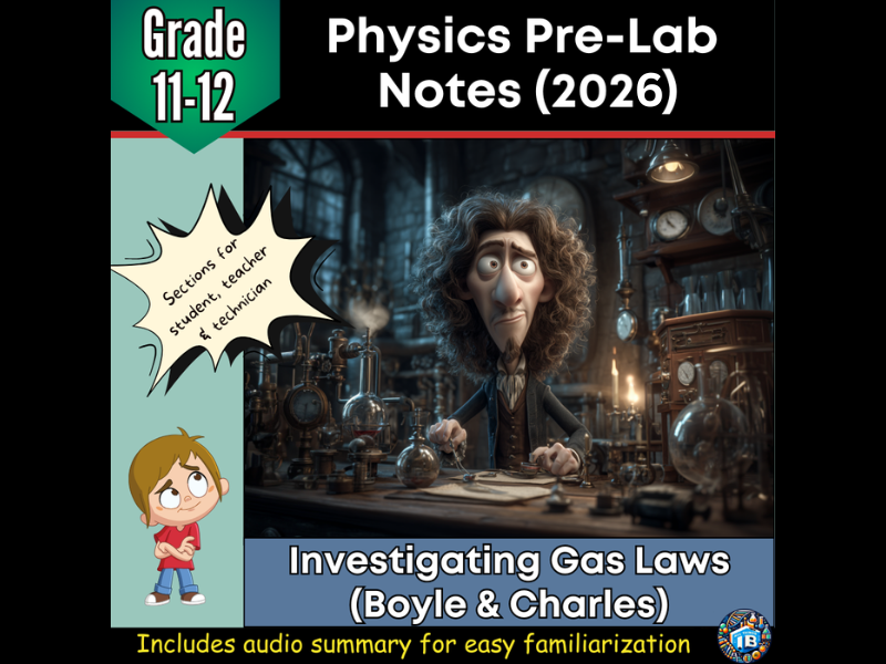 IB DP Physics Investigating Gas Laws Pre-Lab Notes 2026