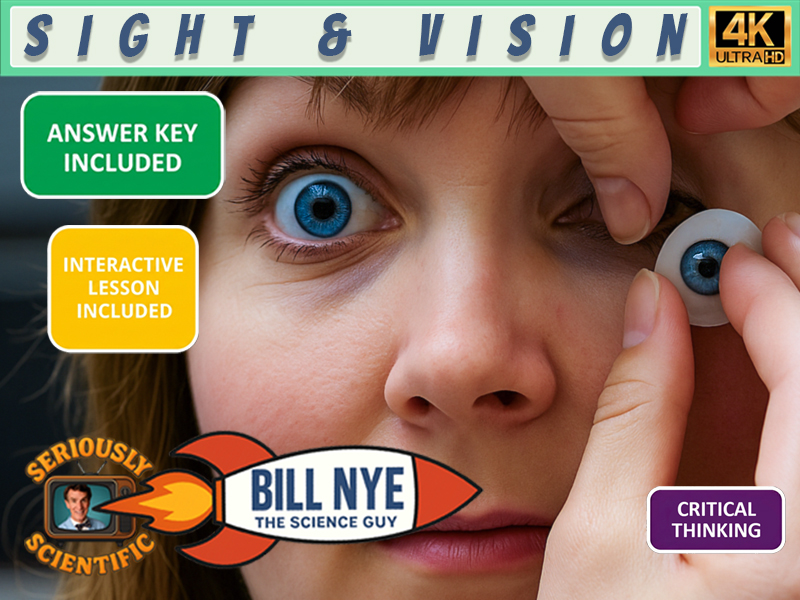 Bill Nye Eyeballs Worksheet with Answer Key FREE | 4K Full Episode