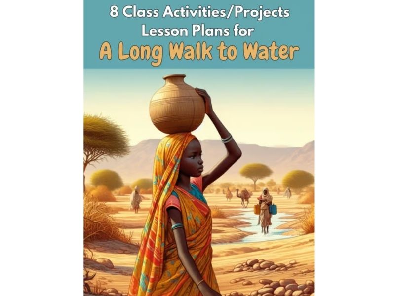 A Long Walk to Water Novel Study Activities & Projects Bundle | 8 ELA Activities