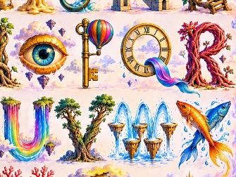 Surrealist Alphabet A–Z | Creative Lettering & Name Art | KS3 Art Resource