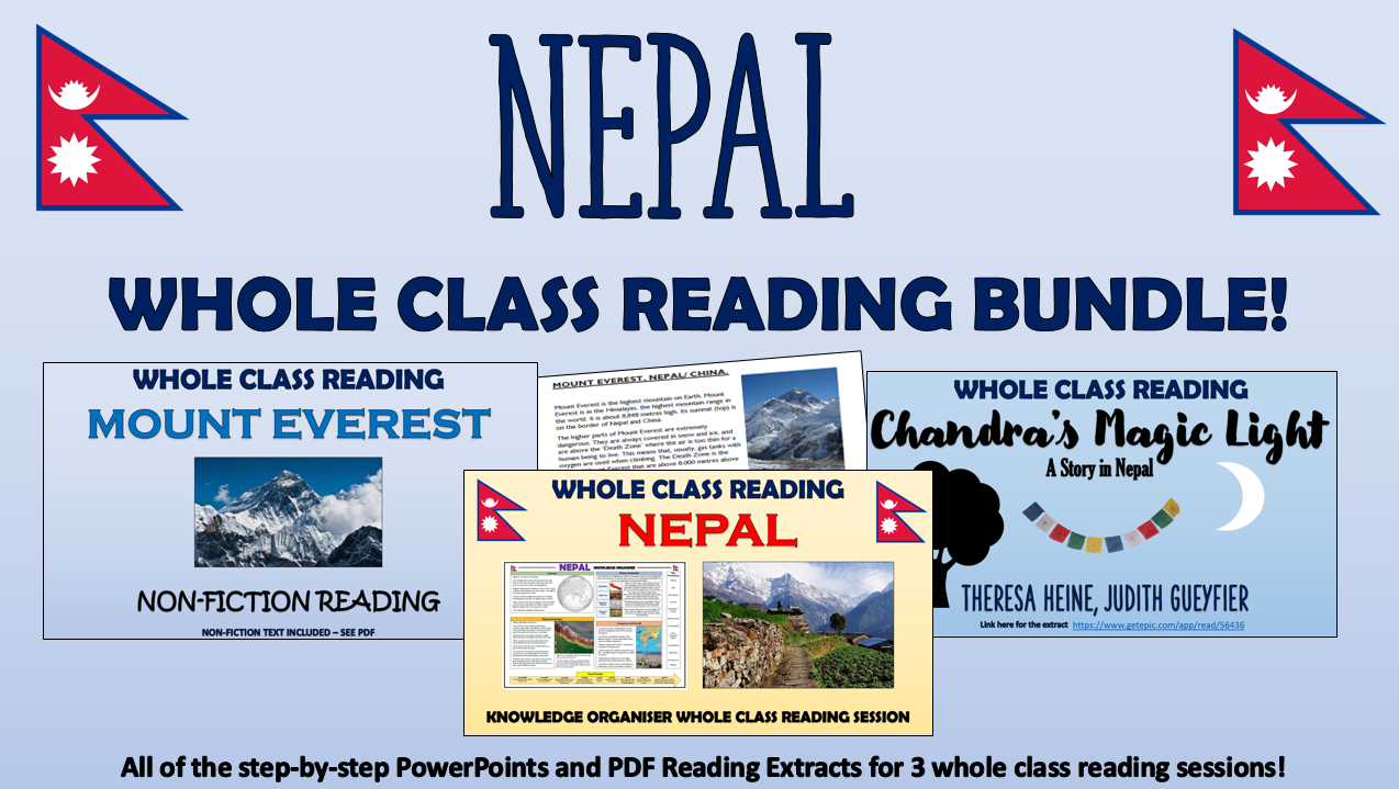 All About Nepal - Whole Class Reading Bundle!