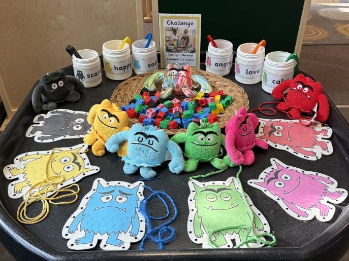 The Colour Monster: Cut-Out Monsters & Emotion Jar Labels