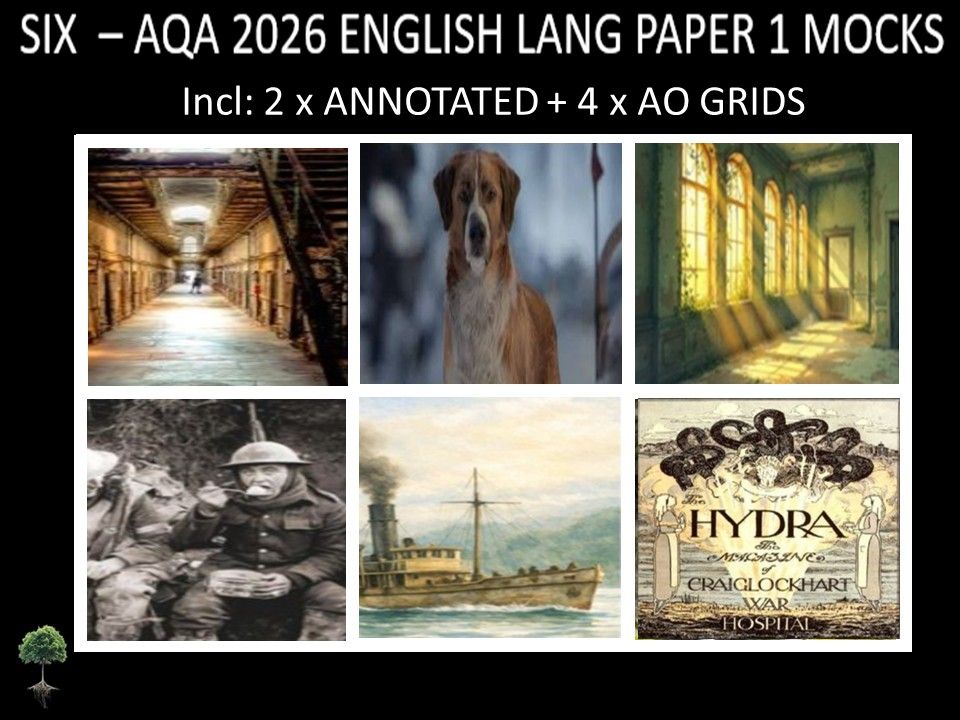 SIX - AQA PAPER 1 | 2026 FULL MOCKS | ANNOTATED | AO GRIDS