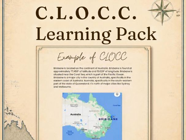 C.L.O.C.C. - Geography Concept Learning Activity