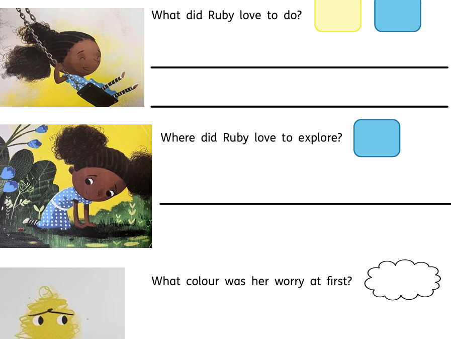 comprehension/respond to rubys worry