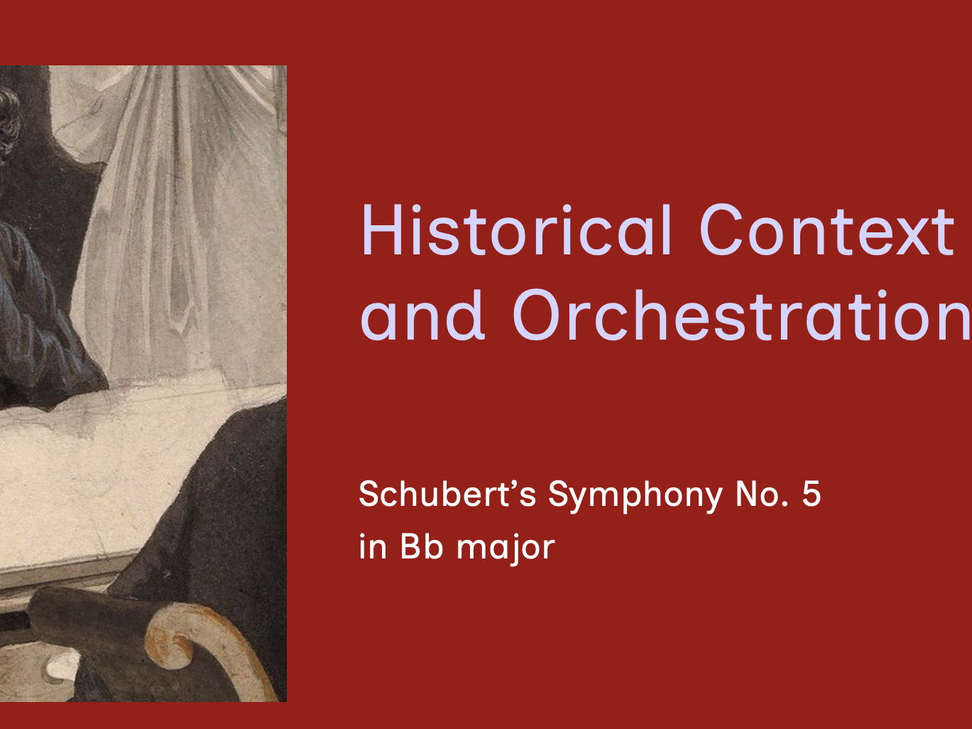 Schubert Symphony No 5 in Bb FULL UNIT