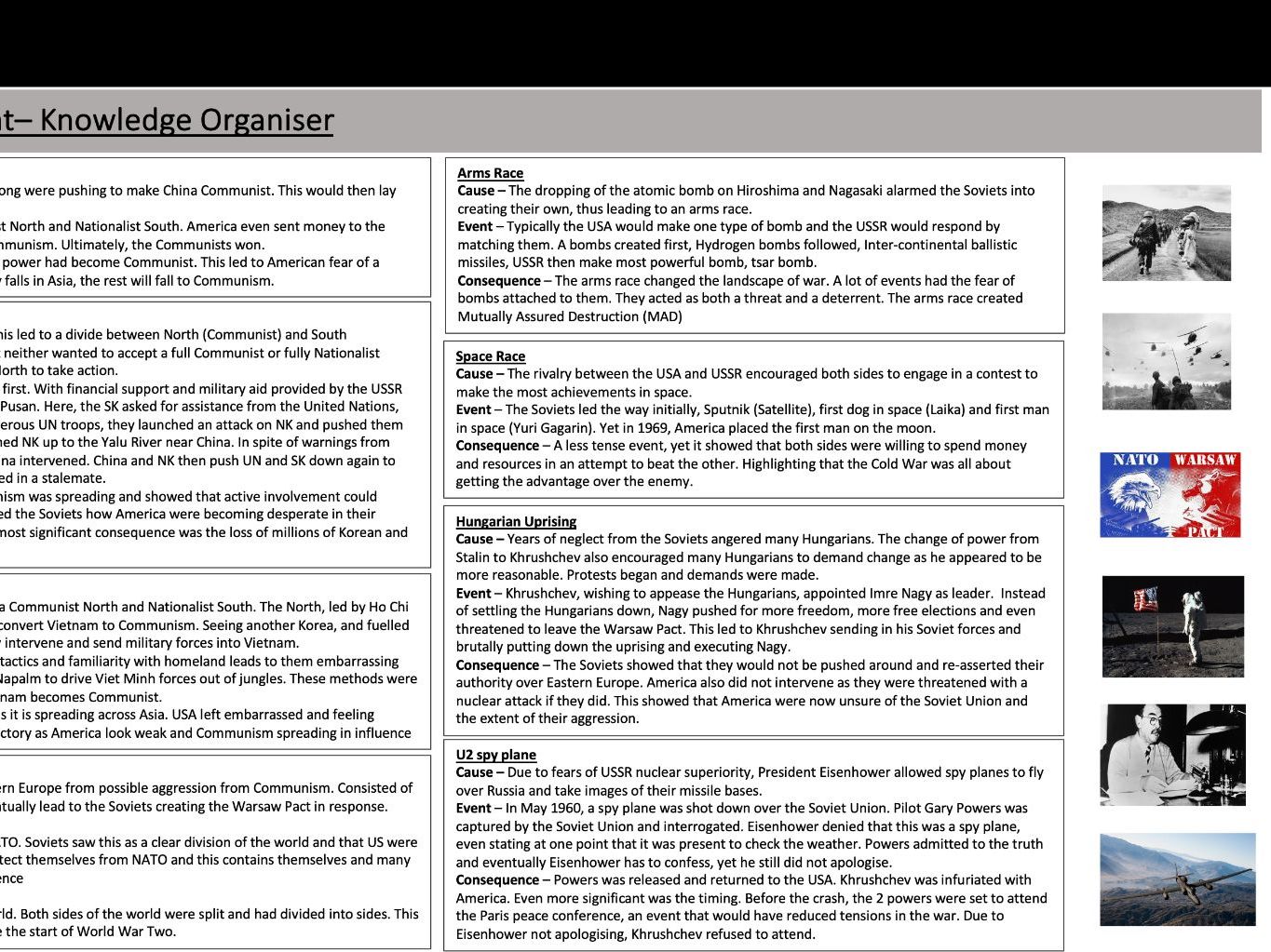 AQA GCSE Cold War bundle