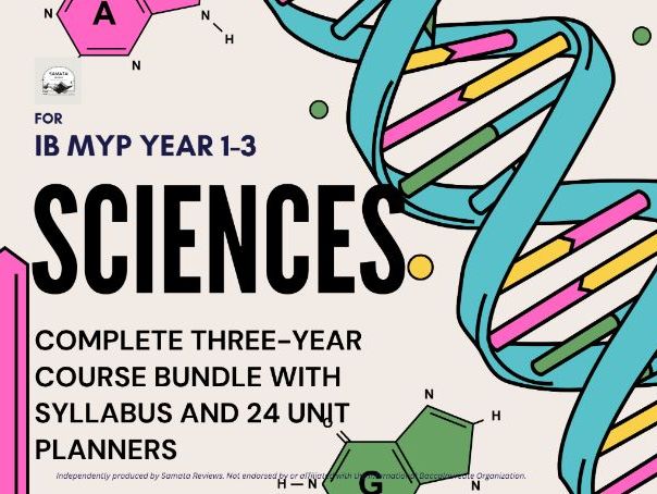 IB MYP Sciences Years 1–3 — Complete Course Bundle | 24 Unit Planners + Syllabus | Ages 11–14