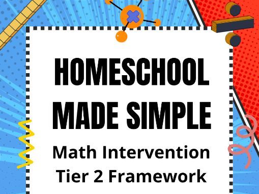 Tier 2 Math Intervention Framework | Grades K-2nd