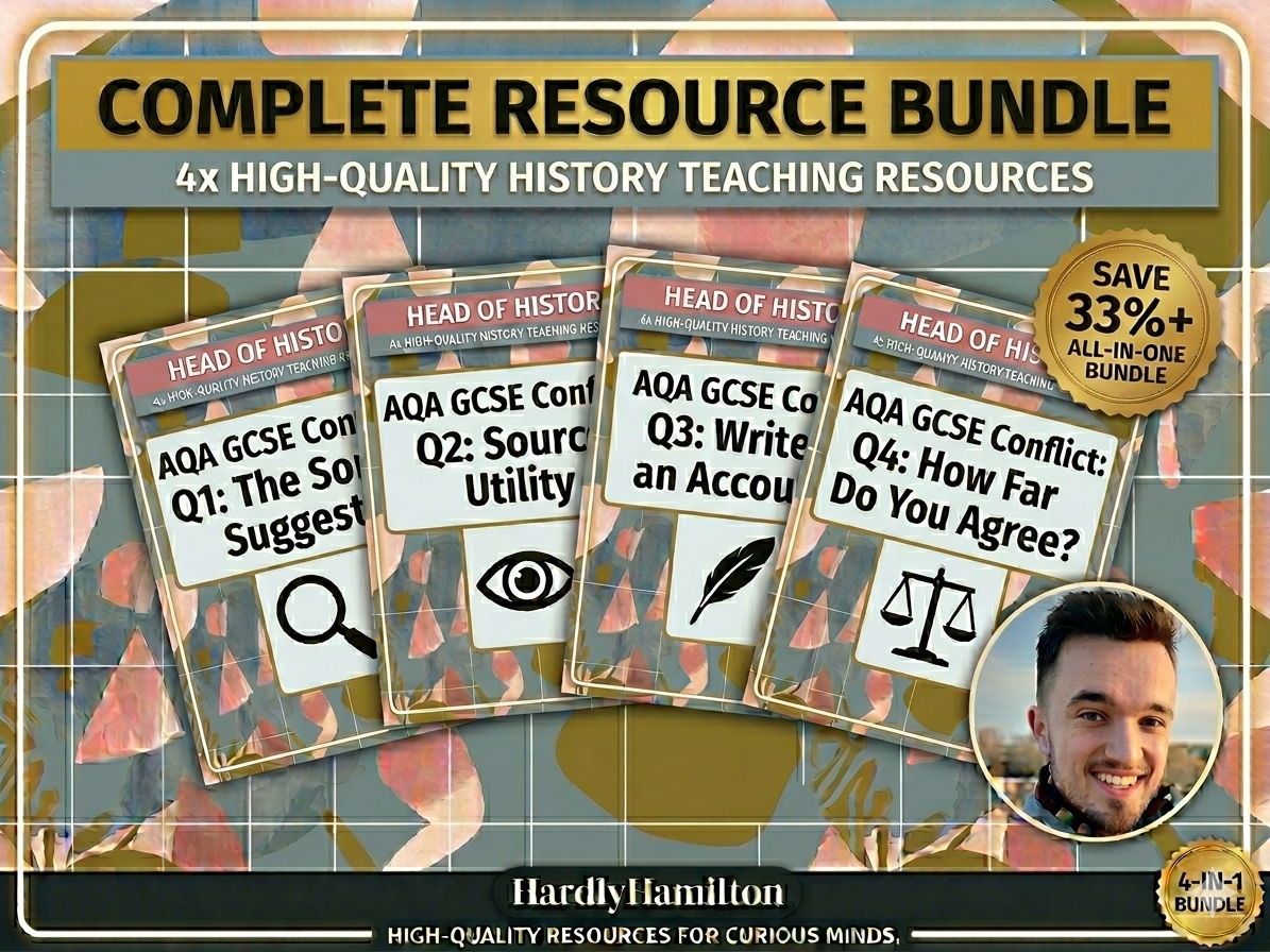 GCSE AQA Conflict & Tension exam guides - Questions 1-4